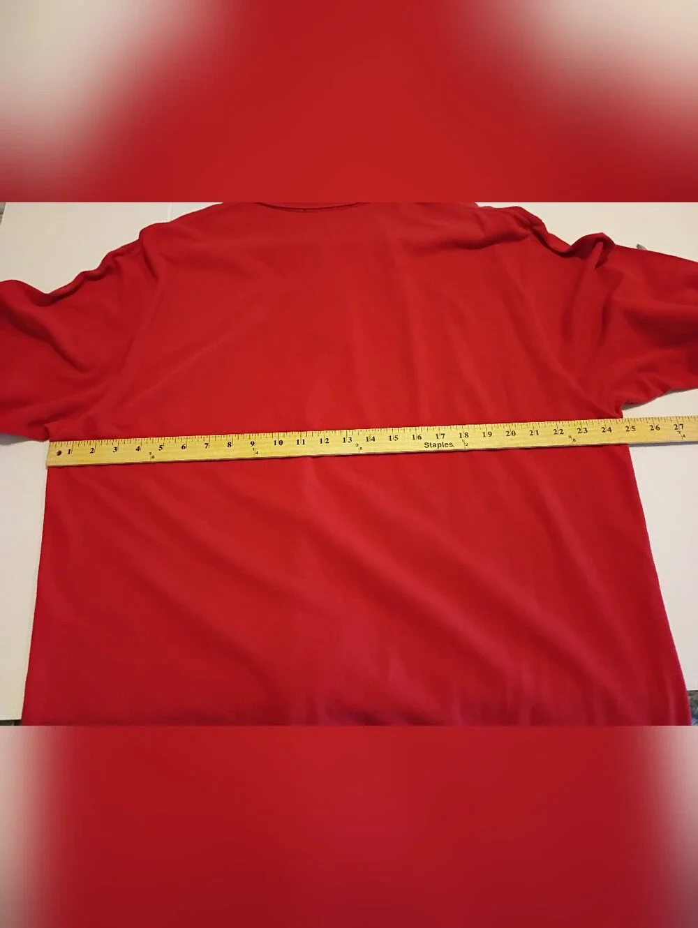 VTG Men's‎ Polo Ralph Lauren Red Classic Cotton Polo Shirt Sz XLT